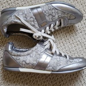 Authentic Coach Silver Joss Sneakers